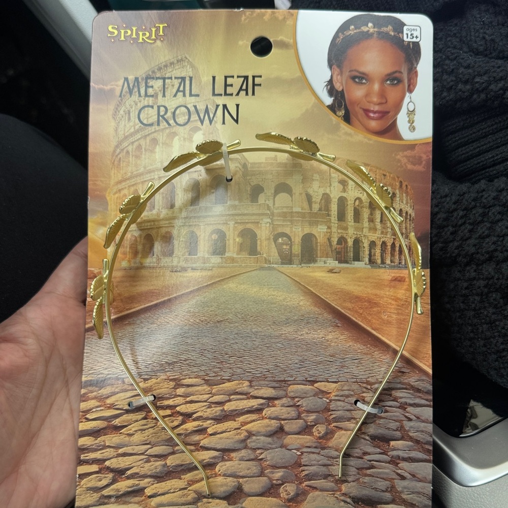 Spirit Metallic Gold Leaf Headband